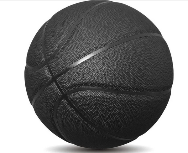 NO LOGO - BLANK Indoor/Outdoor Black Basketball - Unleash Your Creativity