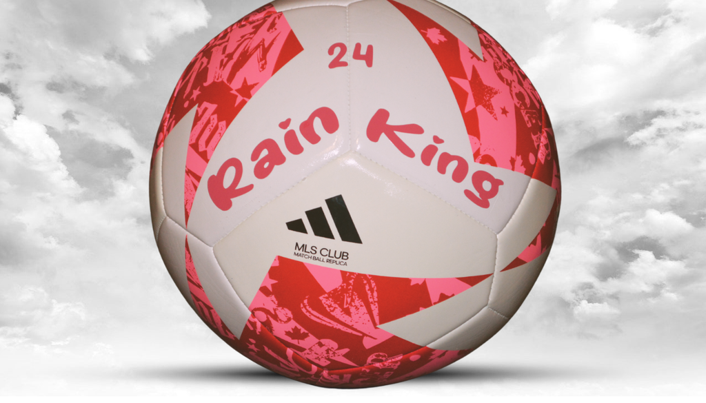 Customized Personalized ADIDAS MLS Club Sports Ball Red/White/Pink