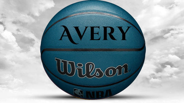 Customized Personalized Wilson Forge Plus Indoor/Outdoor Basketball