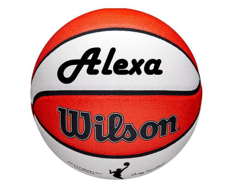 Customized Personalized Wilson WNBA Authentic Indoor/Outdoor Basketball