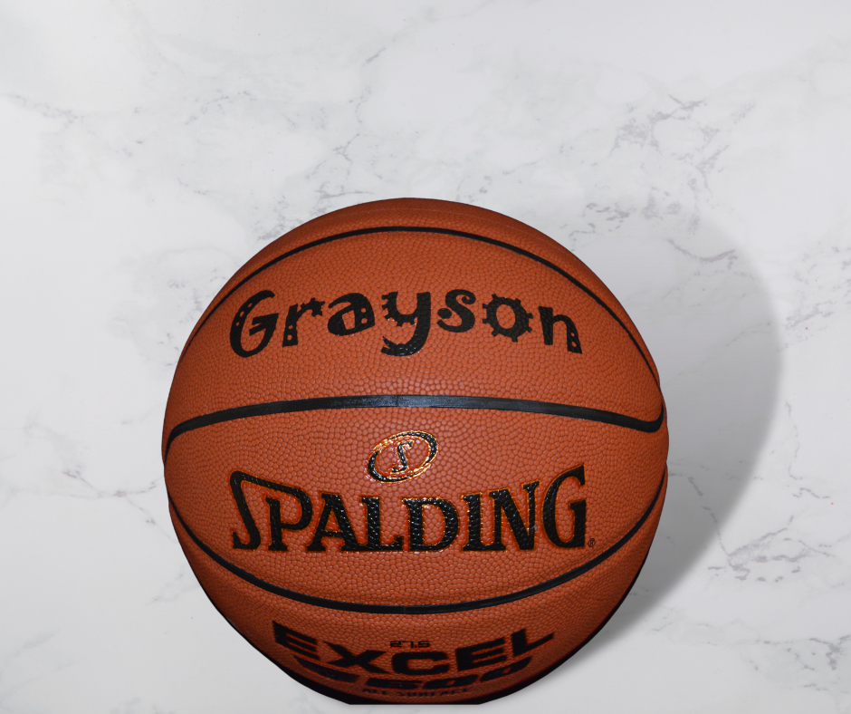Customized Spalding Excel TF-500 Basketball Gift