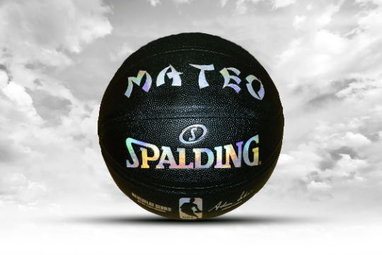 Personalized Spalding Neverflat Basketball